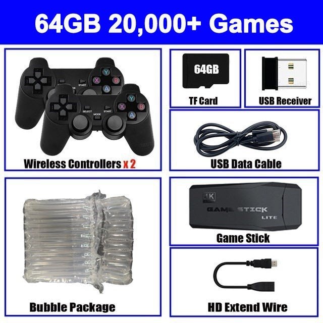 Game Stick Lite 4K 20000 Games 64GB HDMI